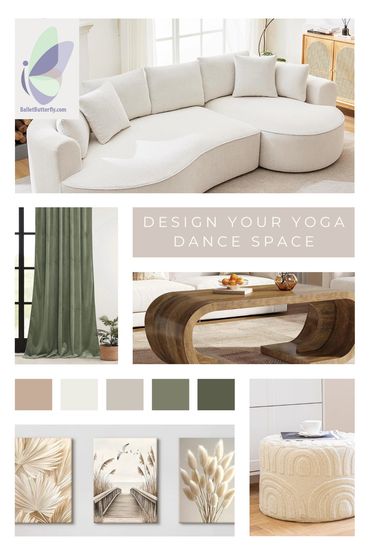 Get inspired. Set up your yoga dance space with these elegant hand selected items.