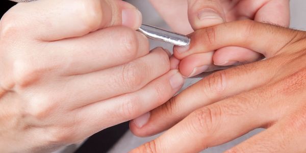 men pedicure and manicure  