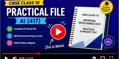 CBSE Class 10 AI (417) Practical File video guide with complete, structured content.
