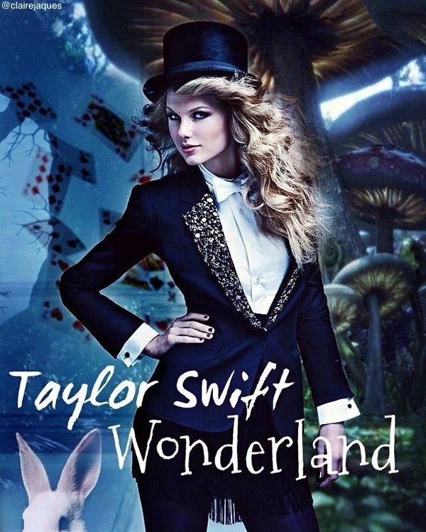 Taylor Swift dressed as a magician in Wonderland