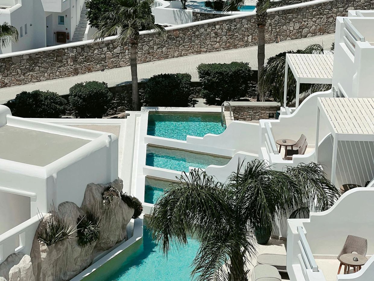 Mediterranean slow travel setting