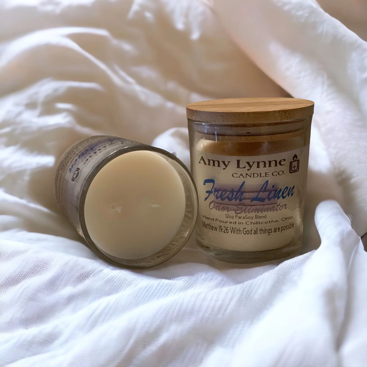 Fresh Linen Odor Eliminator candle