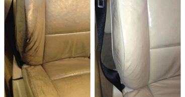 Leather seat repair