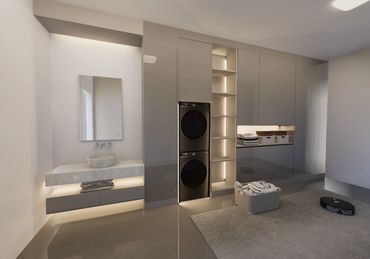 "Mogan Life Sitesi'nde göl manzaralı 6+2 villa - modern ve şık tasarım"