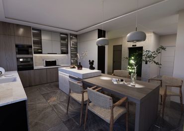 "Mogan Life Sitesi'nde göl manzaralı 6+2 villa modern ve şık tasarım Velux Ankara No 22 İç Mimarlık 