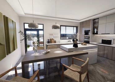 "Mogan Life Sitesi'nde göl manzaralı 6+2 villa - modern ve şık tasarım"