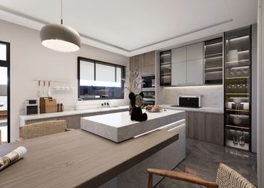 "Mogan Life Sitesi'nde göl manzaralı 6+2 villa - modern ve şık tasarım"