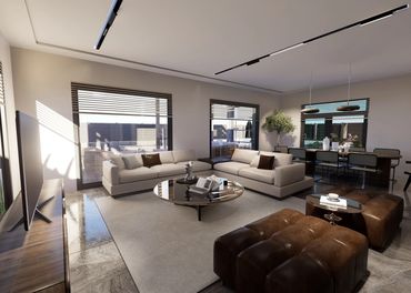 "Mogan Life Sitesi'nde göl manzaralı 6+2 villa - modern ve şık tasarım"