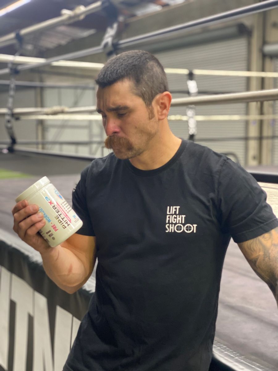 LIFT FIGHT SHOOT Kettlebell Logo