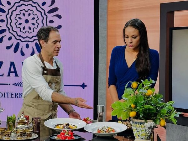 Chef Steven Ferdinand leading a culinary demonstration