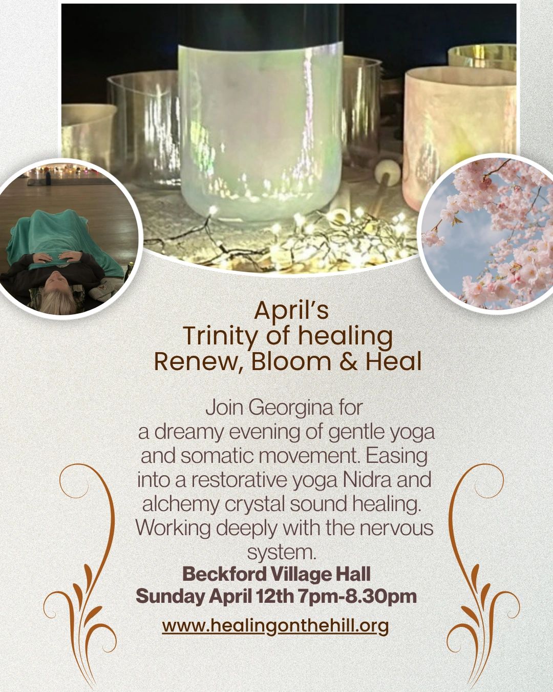 An Evening of a Trinity of Healing Sunday April 12th