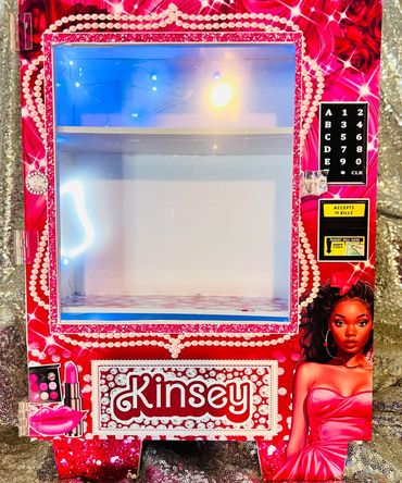 Barbie Inspired 22”x16” Vending Machine 