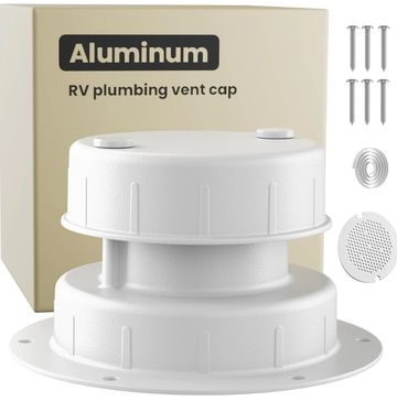 Aluminum plumbing vent. 