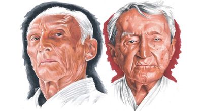     Grand Masters (and brothers) Hélio and Carlos Gracie.