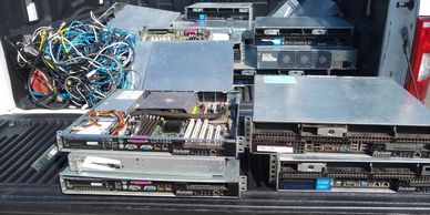 WE OFFER FREE PICKUP ON ALL TYPES OF E-WASTE