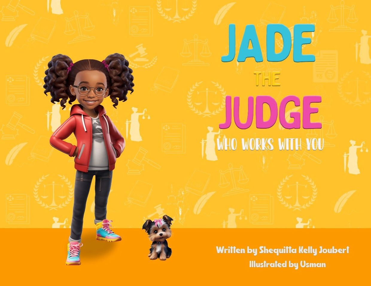 Representation of a young Black girl as a judge in children's book