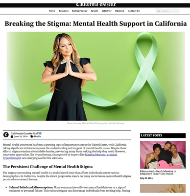 Marilyn Montero Clinical Hypnotherapist Hypnotherapy Laguna Beach CA and Beverly Hills CA