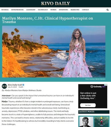 Marilyn Montero Clinical Hypnotherapist Hypnotherapy Laguna Beach CA and Beverly Hills CA