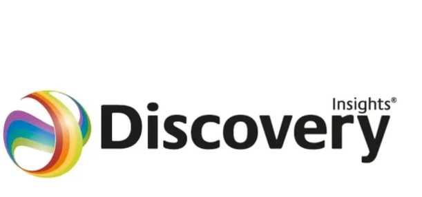 Discovery Insights logo with colorful globe design.