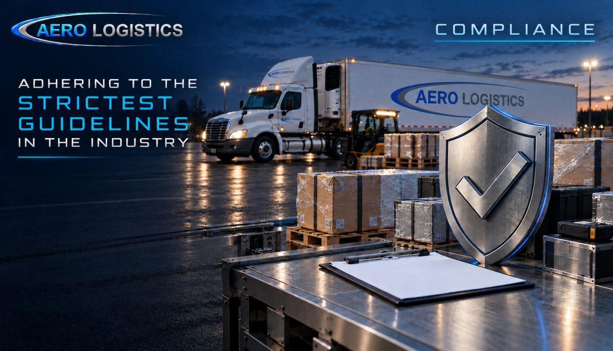 Logistics compliance with strict guidelines and security.
