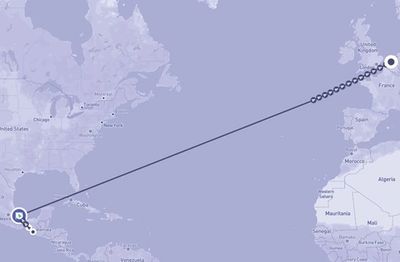 Mapa envio MX - Europa