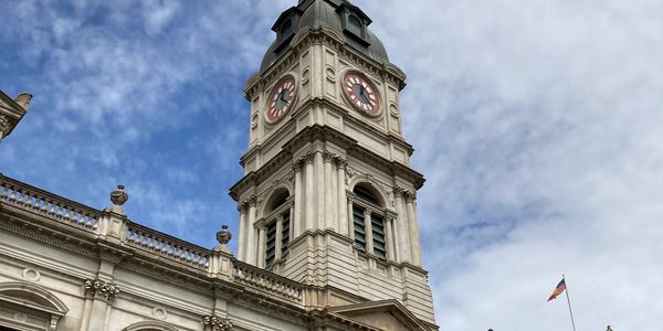 The Ballarat Town Hall clocktower