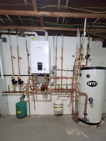 Water filtration & Navien boiler with Indirect hot water system - Mt. Kisco, NY 10549