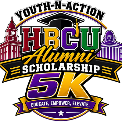 Youth-N-Action HBCU Alumni Scholarship 5K logo.