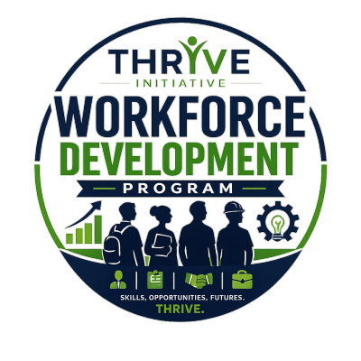 Logo of Thrive Initiative Workforce Development Program.
