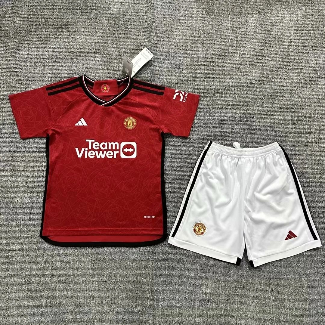 Man U Home Kit 23/24 Kids