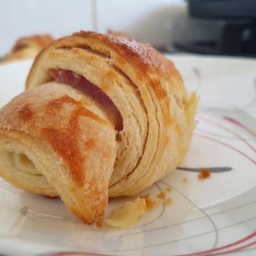 croissant on plate