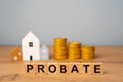 Probate with cash and real estate.