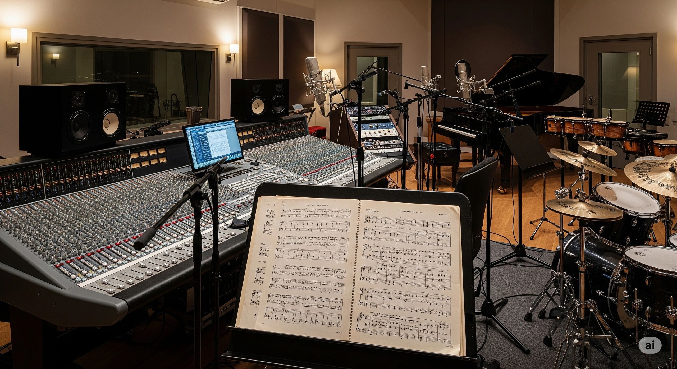 Real studio photo for Sharp Studios