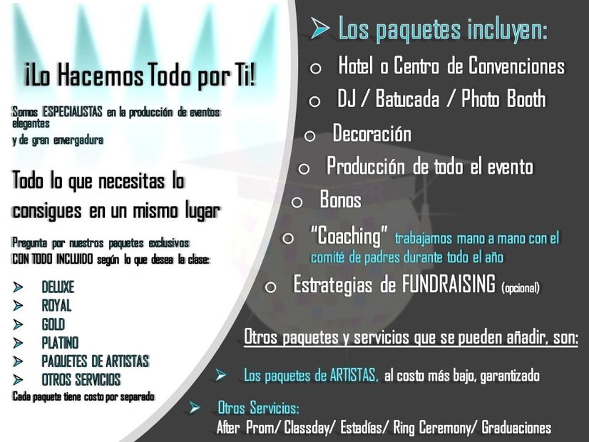 Senior Proms PR - Senior Prom, Artistas, Event Planner