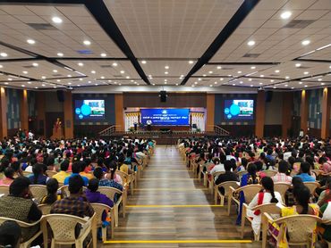 Took Motivational session for VIT Students at VIT, Vellore.