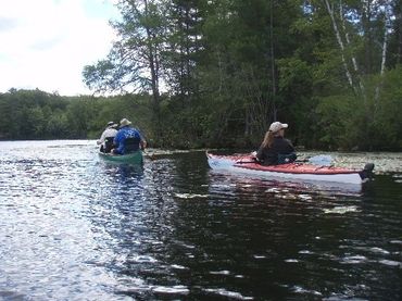 Northern Paddle & Trail kayak on Perch Lake. July 2022