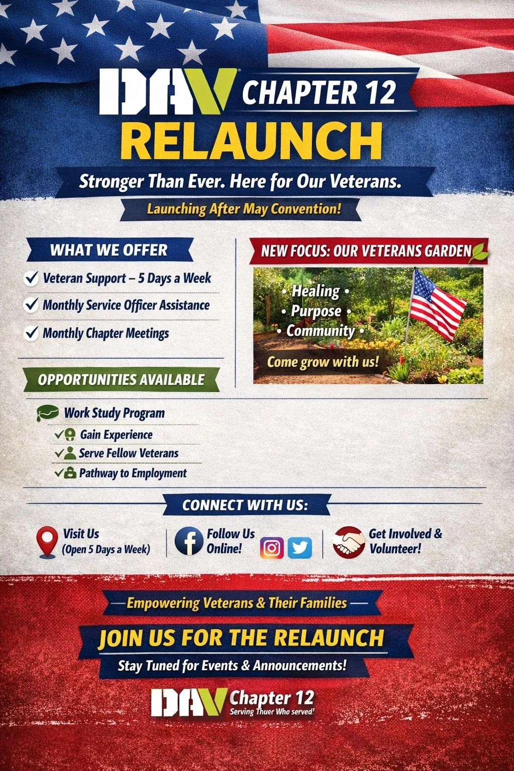 DAV Chapter 12 Relaunch (After Convention)
