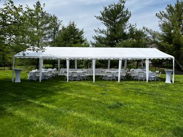 *Tables, chairs, and linens not included with tent price*