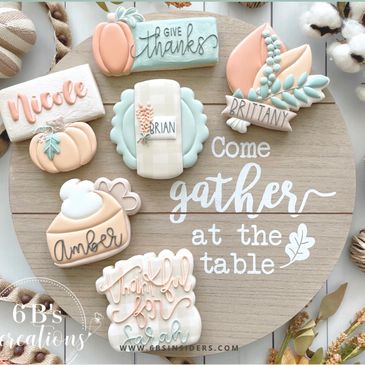 Thanksgiving Table Setting Cookie Class