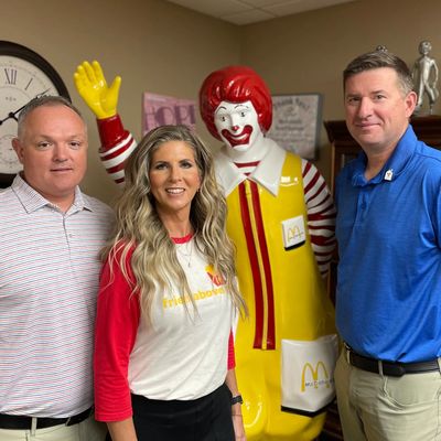 McDonald's Owner/Operators Rusty Rice, Stephani Marshall-Rice, and Chuck Marshall