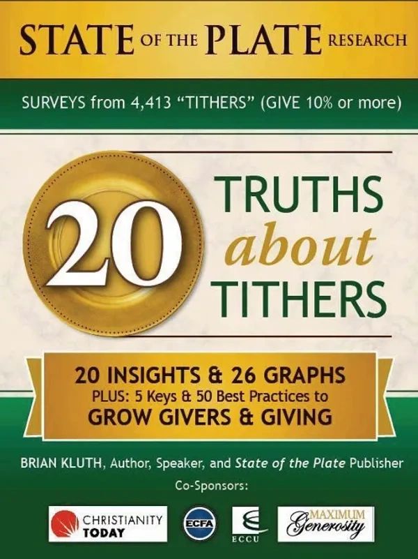 Summary of research on tithers and giving.