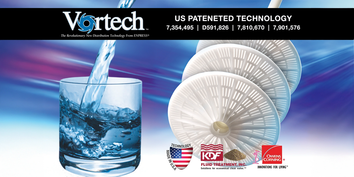 Whole Home Water Filtration. Enpress Vortech technologies. H20 Water Biz Cookeville TN. Dennis Bynum