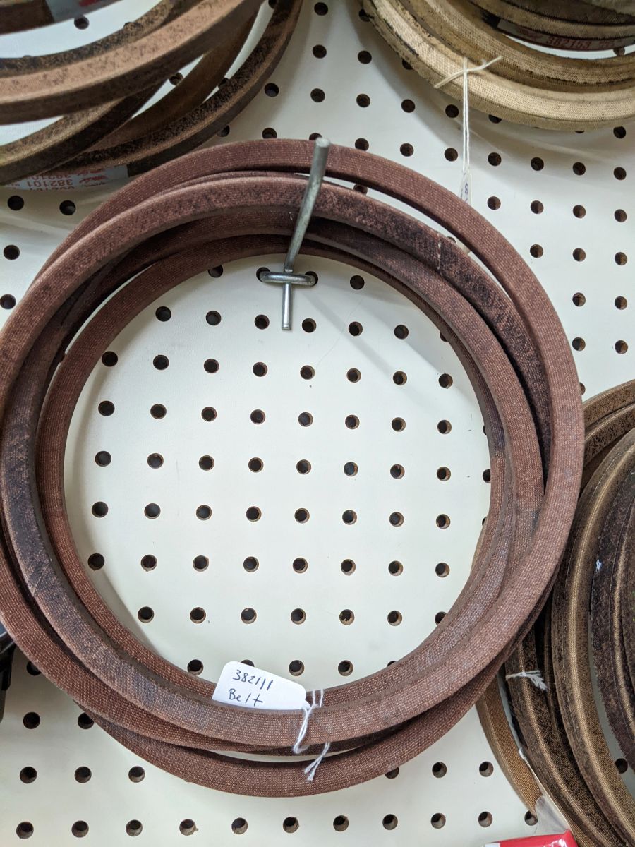 thumbnail image 2 of Grasshopper 381914 / 381914G Cogged V-Belt – 1/2x36-3/8 – Fits 1822, 2132, 718 Models 2 of 4