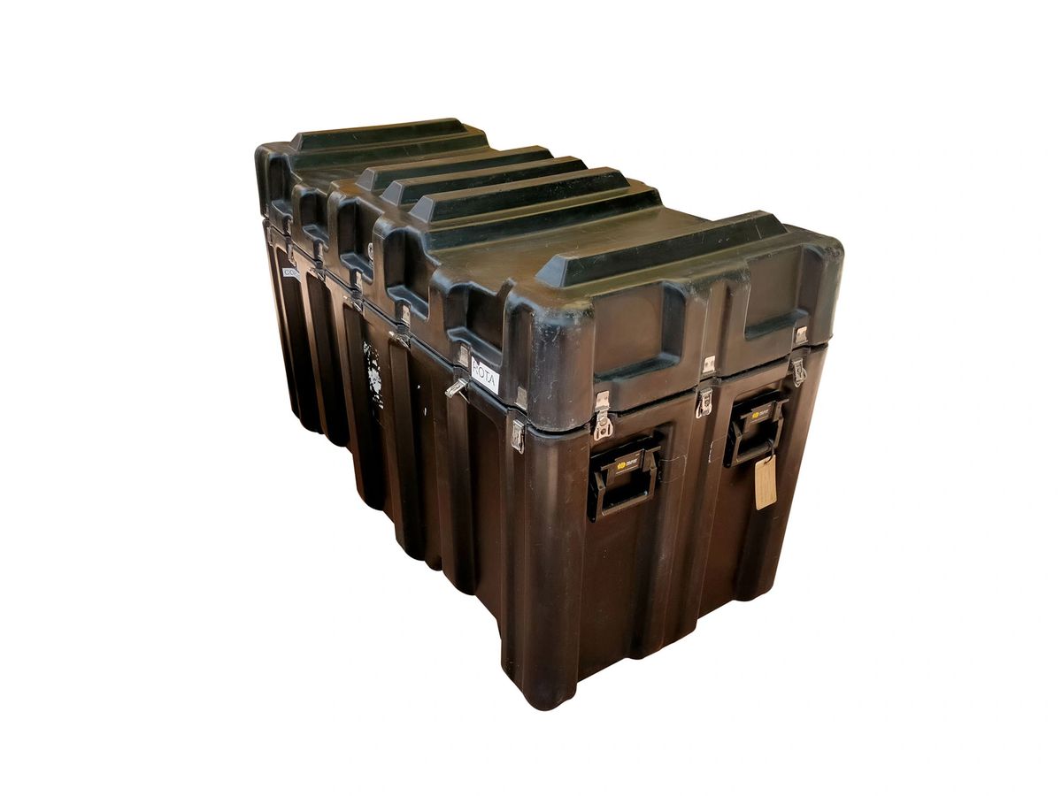 Caja Transporte Para Ahumador Chapa Galvaniz. Grande