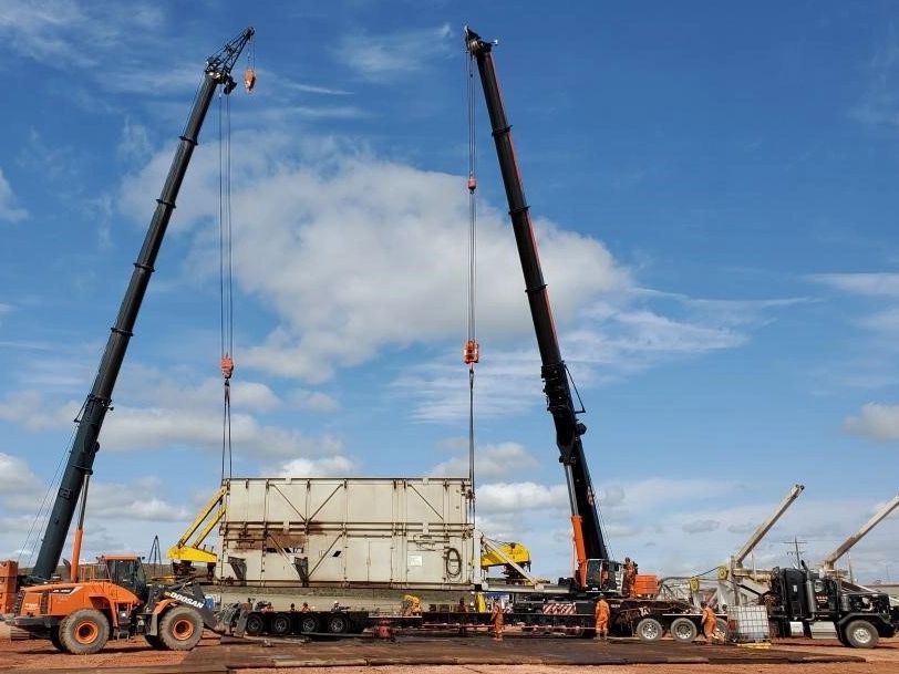 Rig Move in the Bakken