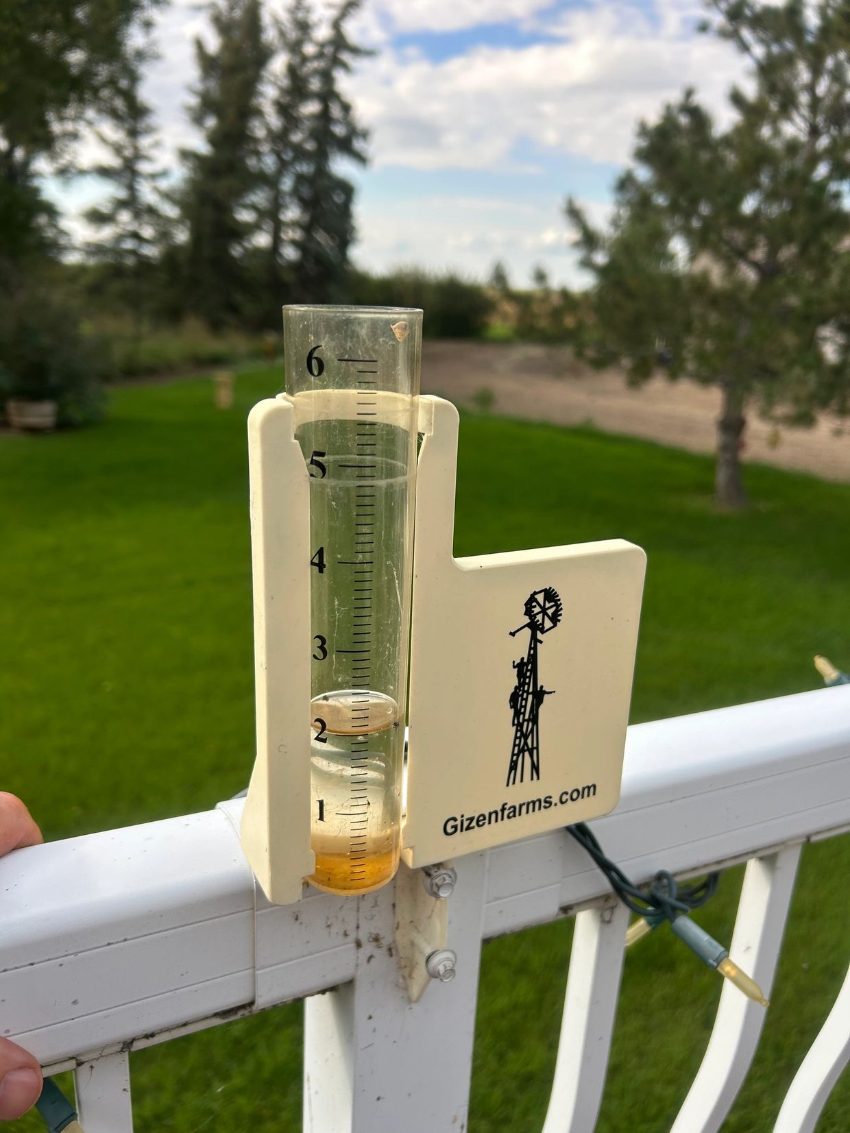 Just over 2 inches of rain August 7-11th