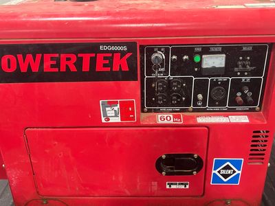 Powertek Diesel EDG6000S Generator for sale 
$850 