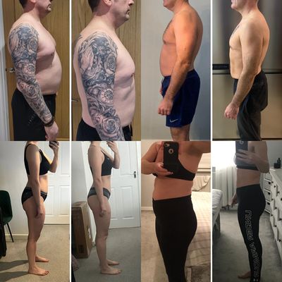Male and female transformations.