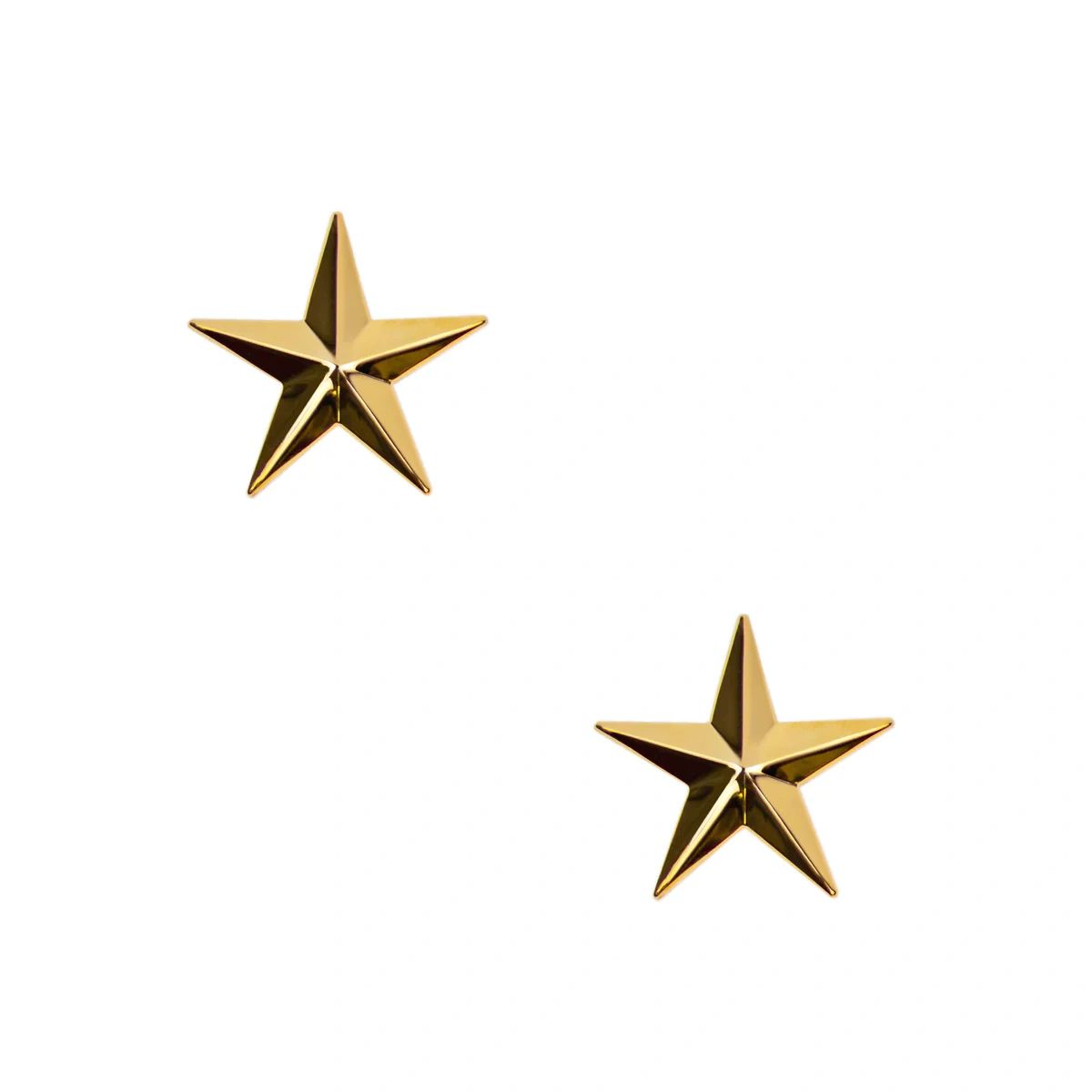One Star Collar Rank Pin 15/16