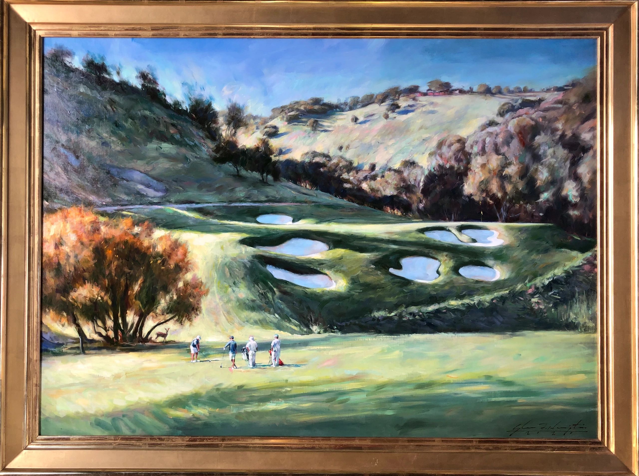 Golf mural, Mayacama Club 